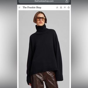 Frankie shop Rhea turtleneck sweater